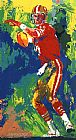 Leroy Neiman Quarterback of the Eighties painting